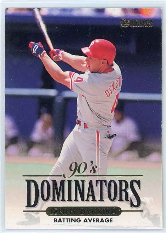 1994 Donruss Dominators #B9 Lenny Dykstra Card
