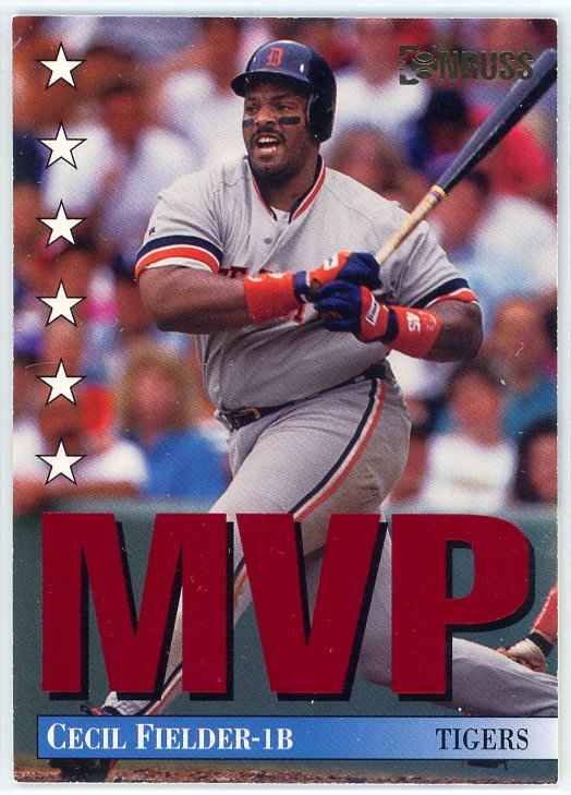 1994 Donruss #20 Cecil Fielder MVP Card