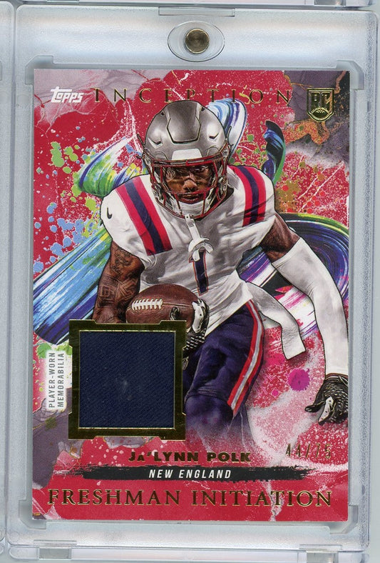 2024 Topps Inception Freshman Initiation Ja'Lynn Polk #FI-16 /75 Relic Rookie RC Football Card