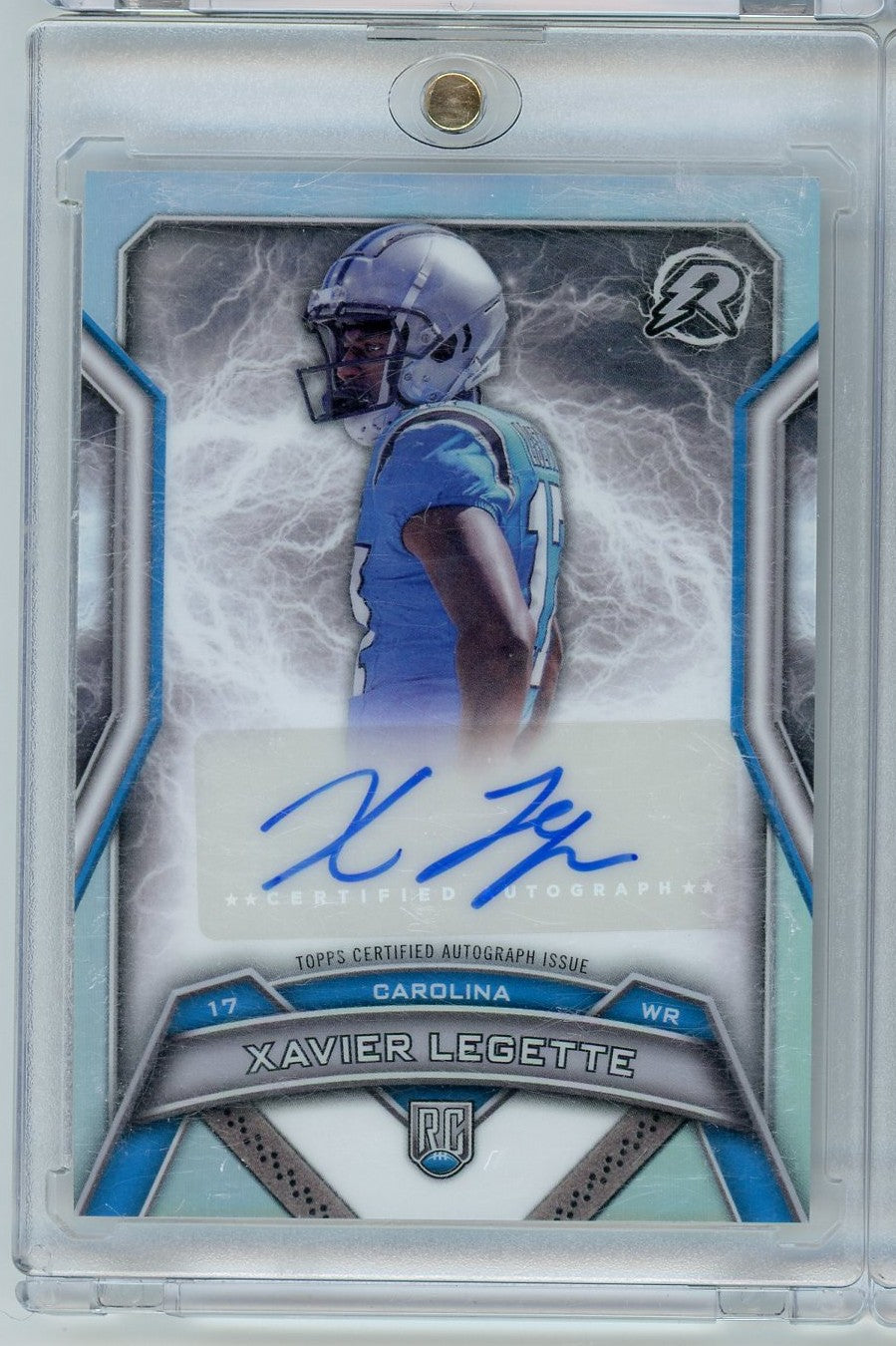 2024 Topps Resurgence Xavier Legette #RRS-XL Autographed Rookie RC Football Card