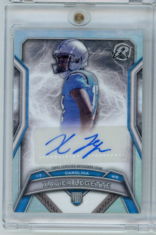 2024 Topps Resurgence Xavier Legette #RRS-XL Autographed Rookie RC Football Card