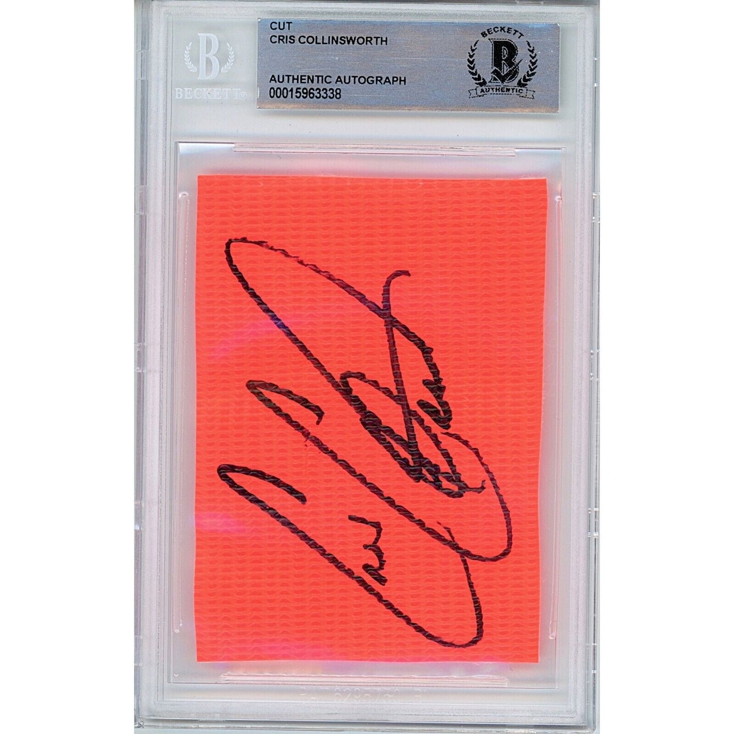 — Cris Collinsworth Cincinnati Bengals Autographed Trading Card — Beckett Authentication