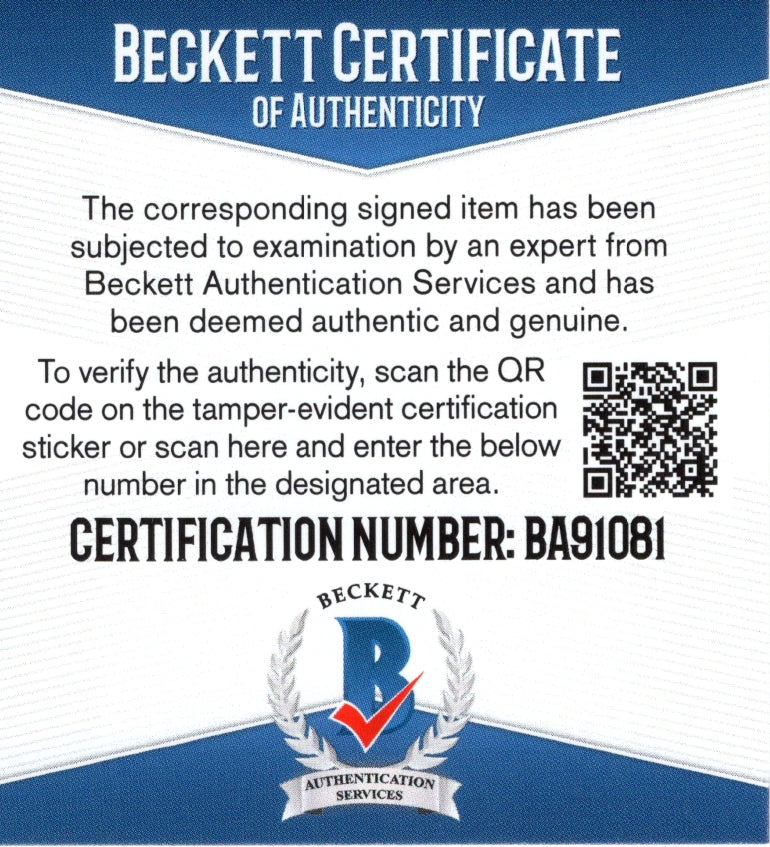 Jarrett Jack Toronto Raptors Autographed Parquet Basketball Floorboard — Beckett Authentication