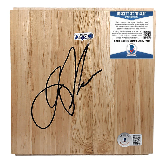 Jason Richardson Orlando Magic Autographed Basketball Floorboard — Beckett Authentication