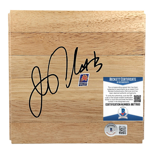 Jason Richardson Phoenix Suns Autographed Basketball Parquet Floorboard — Beckett Authentication