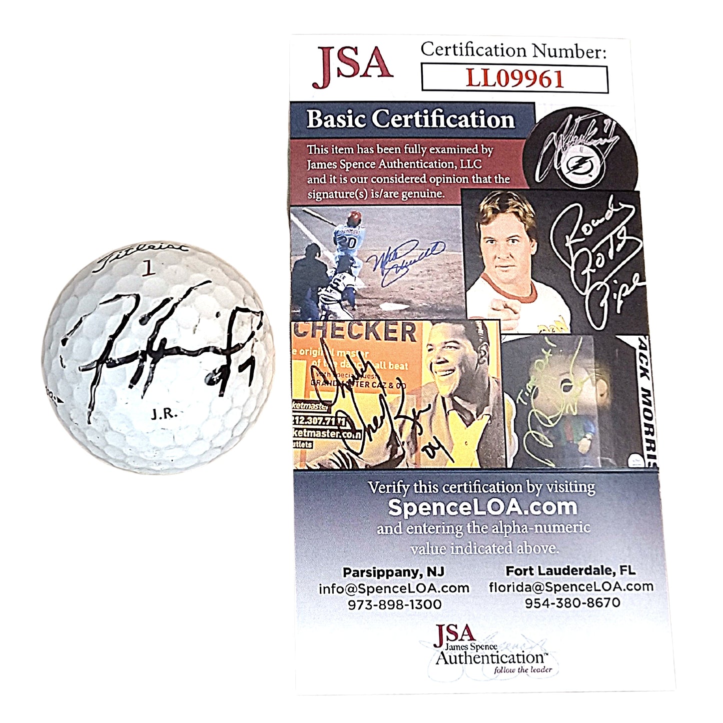 Jeremy Roenick Autographed Hockey Puck — Beckett Authentication