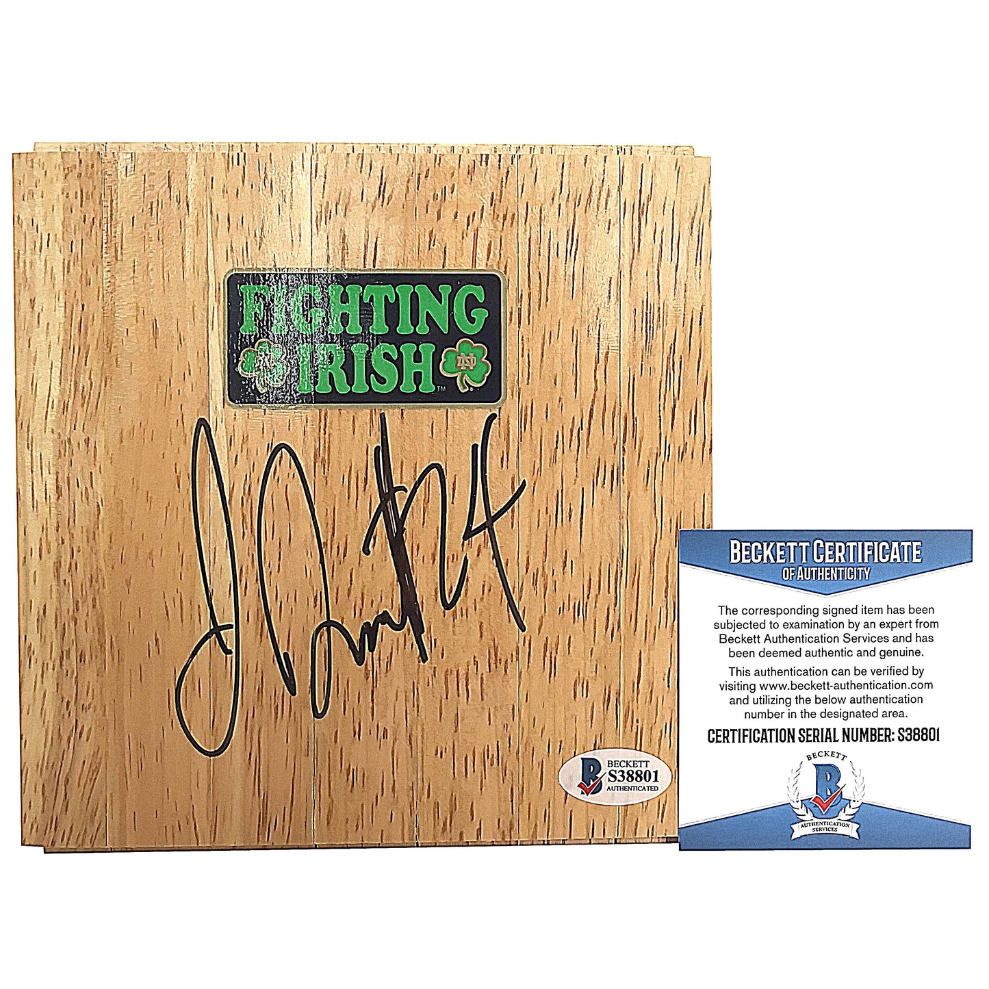 Jewell Loyd ND Fighting Irish Autographed Basketball — Beckett Authentication - Sport Cards
