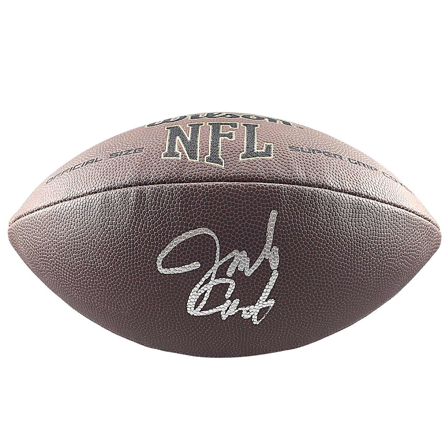 Jim Covert Chicago Bears Autographed NFL Football — Beckett Authentication
