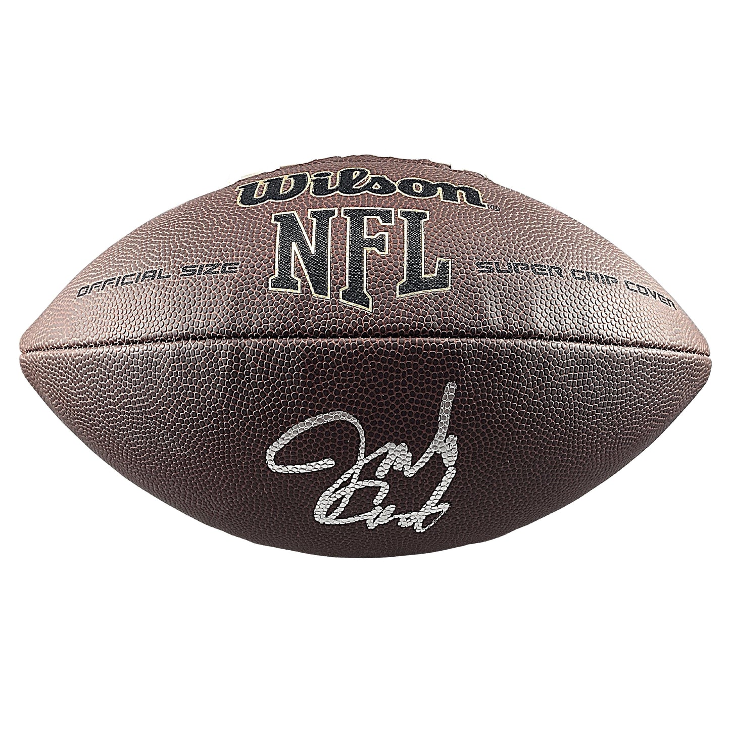 Jim Covert Chicago Bears Autographed NFL Football — Beckett Authentication