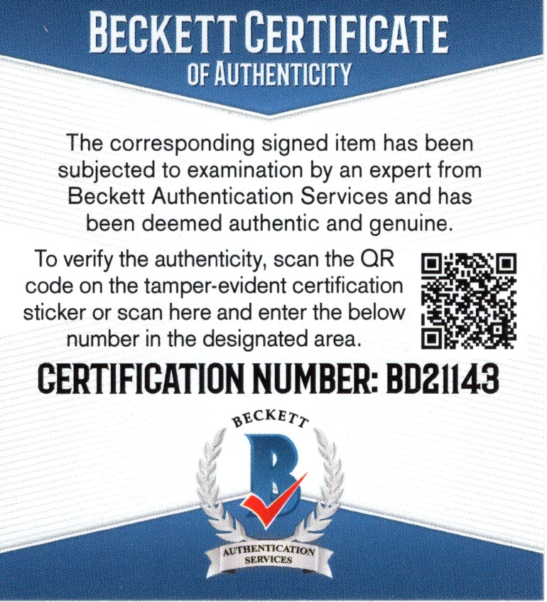 Jim Covert Chicago Bears Autographed NFL Football — Beckett Authentication