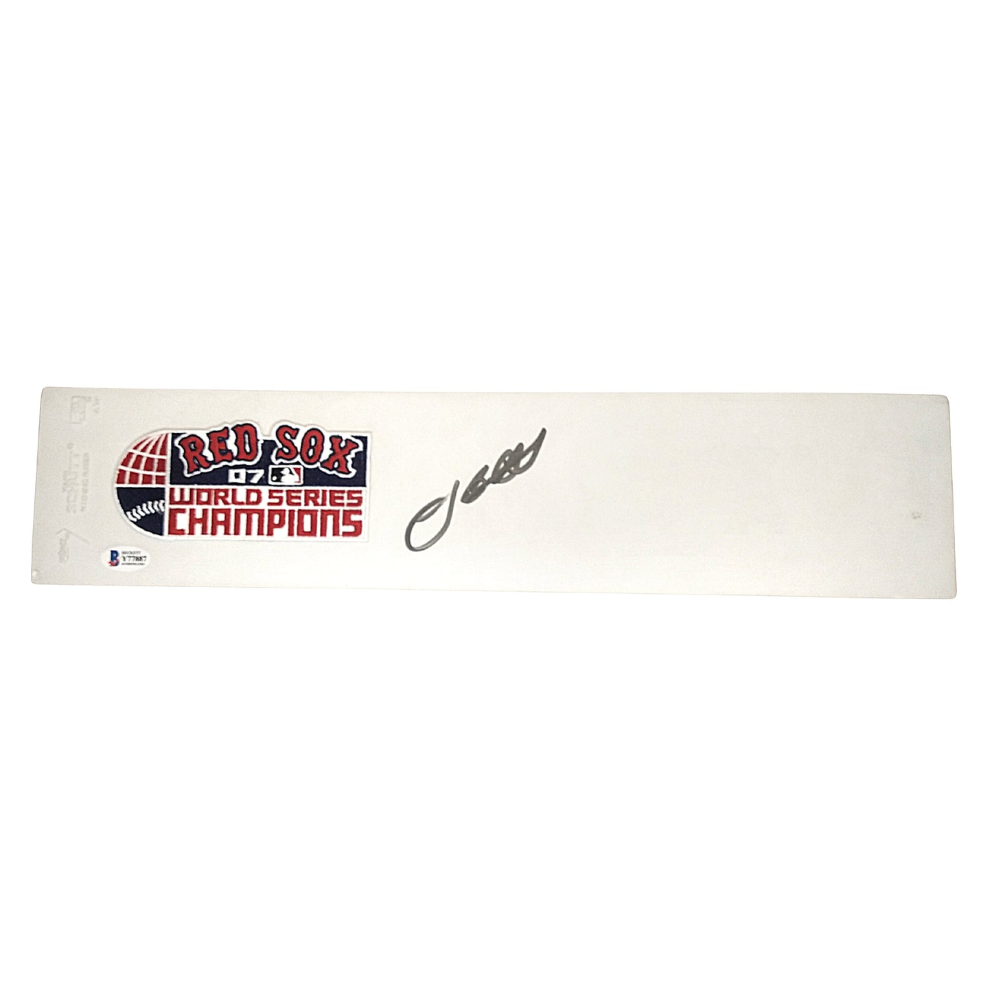 Josh Beckett Boston Red Sox Autographed Pitching Rubber — Beckett Authentication