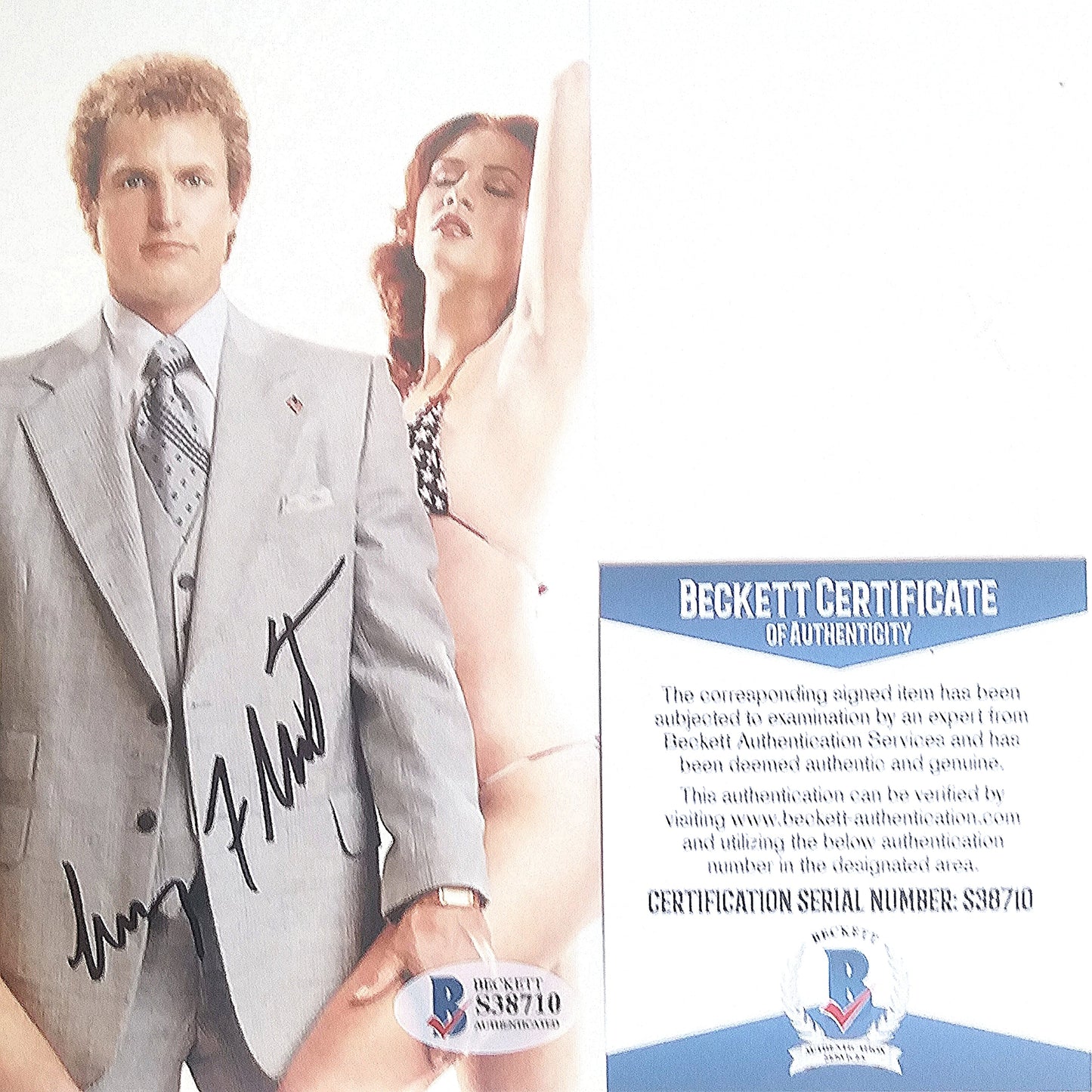Larry Flynt Autographed DVD Movie Insert — Beckett Authentication