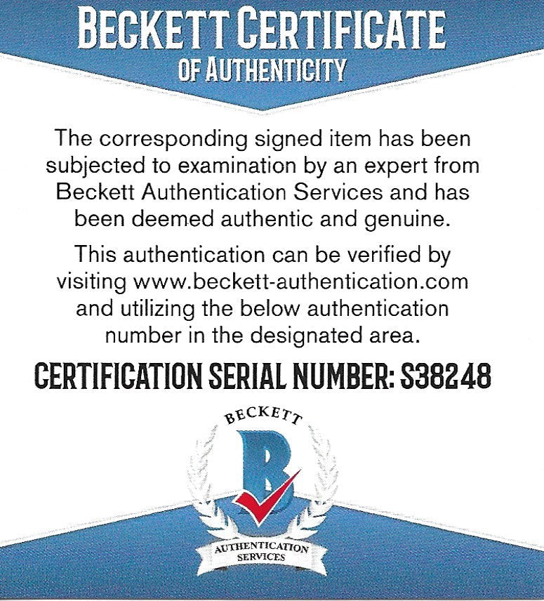 Larry Foote Pittsburgh Steelers Autographed NFL Football Inscribed — Beckett Authentication - Sport Cards