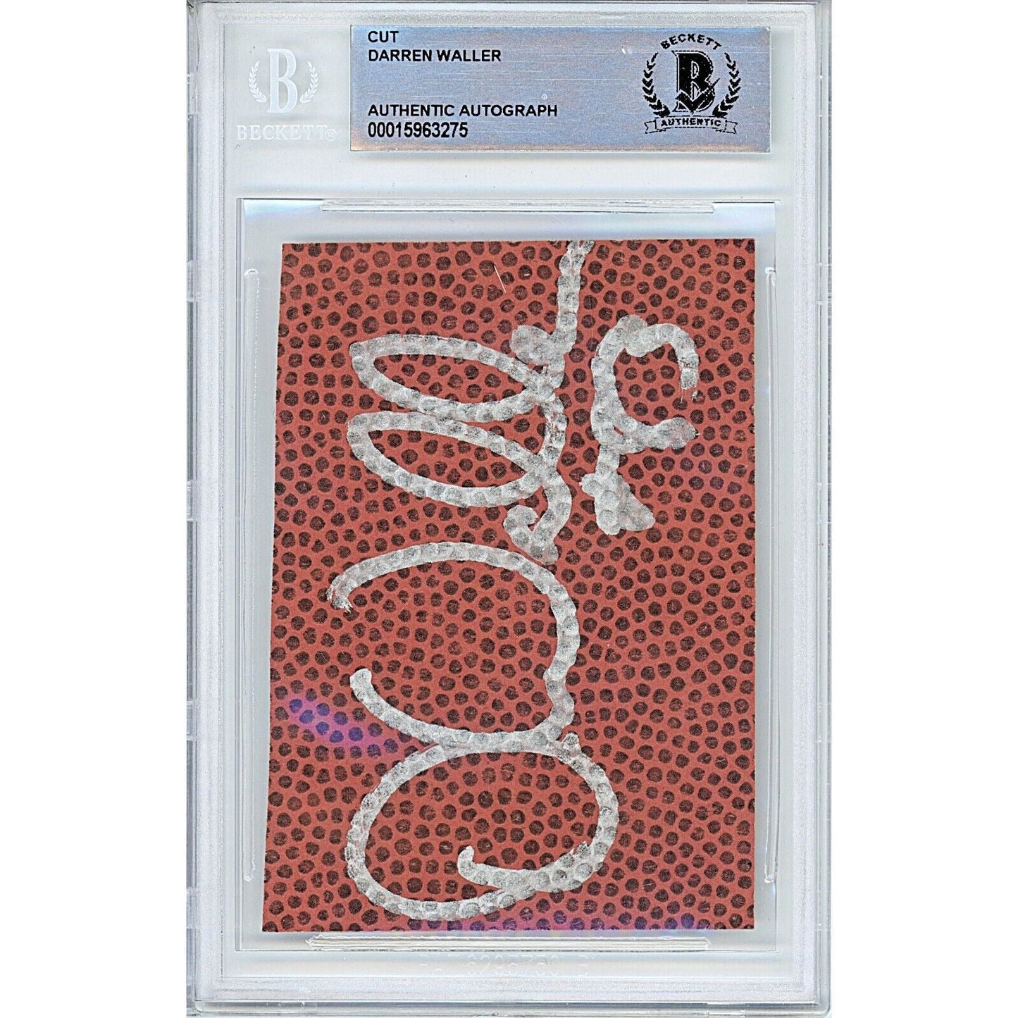 — Darren Waller Las Vegas Raiders Autographed Trading Card — Beckett Authentication