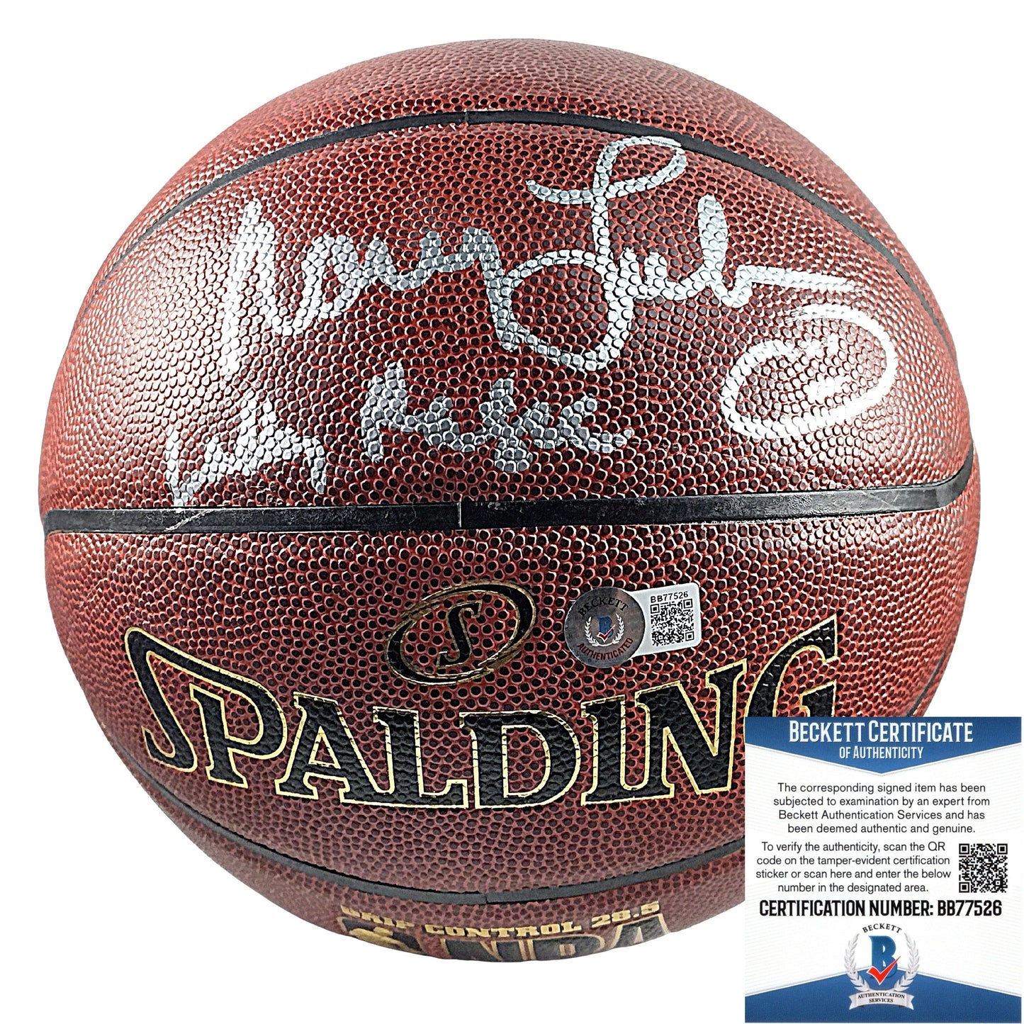 Nancy Lieberman Signed Spalding NBA Basketball, Phoenix Mercury, Proof Photo, Beckett