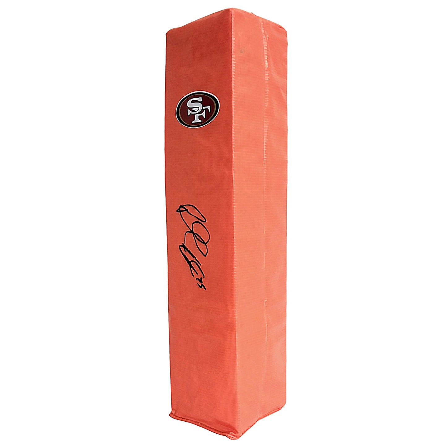 Richard Sherman Signed San Francisco 49ers Football End Zone Pylon Proof Beckett COA