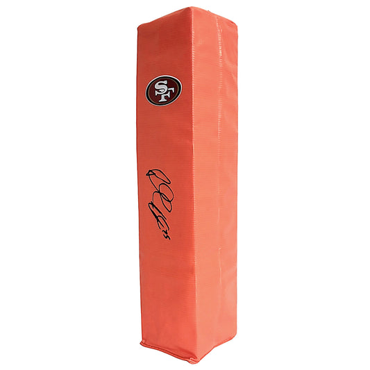 Richard Sherman Signed San Francisco 49ers Football End Zone Pylon Proof Beckett COA