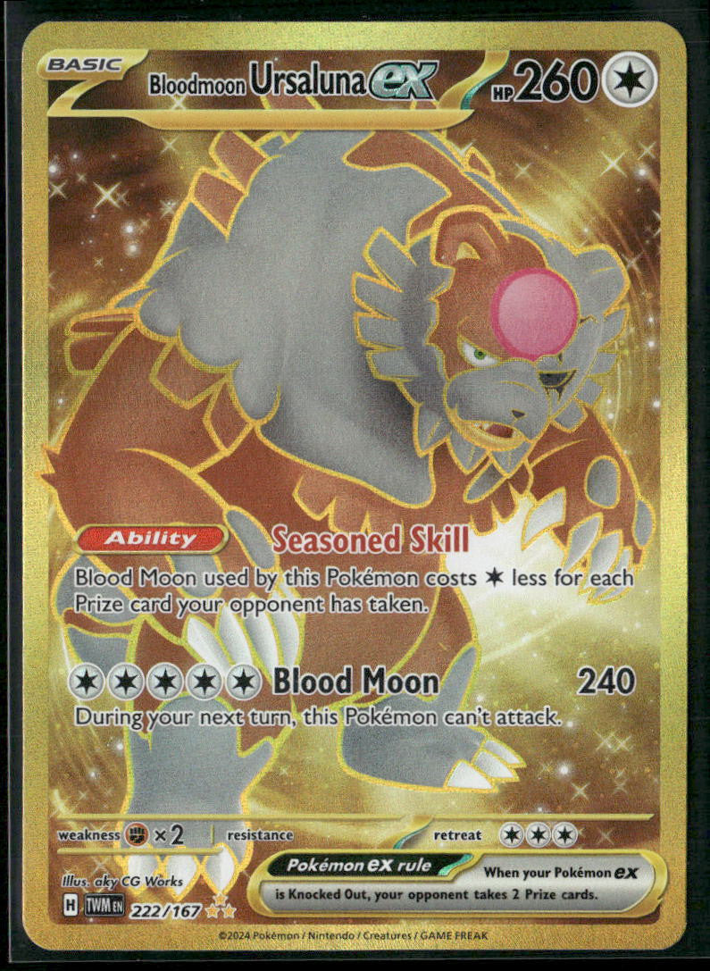 Bloodmoon Ursaluna ex SV06: Twilight Masquerade #222/167