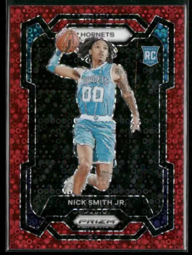 2023-24 Panini Prizm #135 Nick Smith Jr. Prizms Fast Break Red #/100