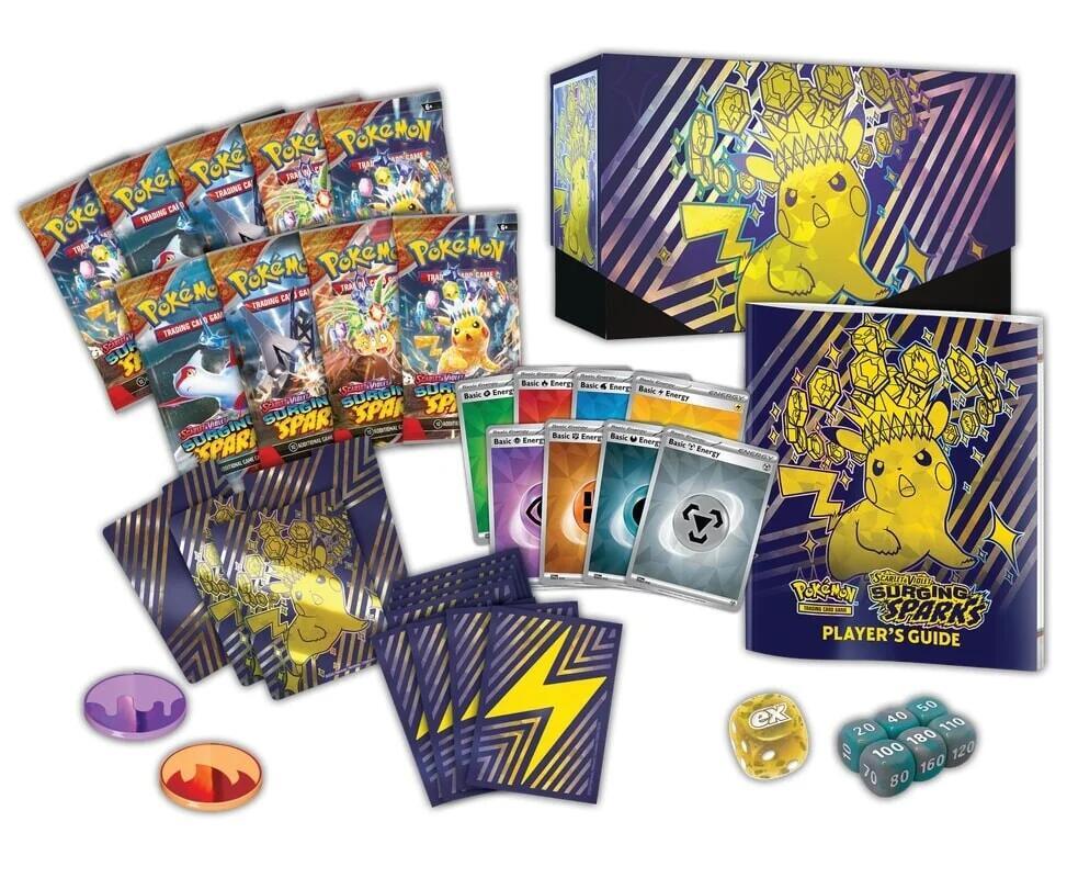 Pokemon Surging Sparks Elite Trainer Box - SV08: Surging Sparks (SV08) - Sport Cards