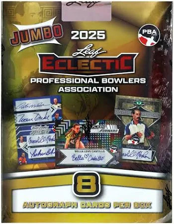 2025 Leaf Eclectic PBA Factory Sealed Jumbo Hobby Box - Sport Cards
