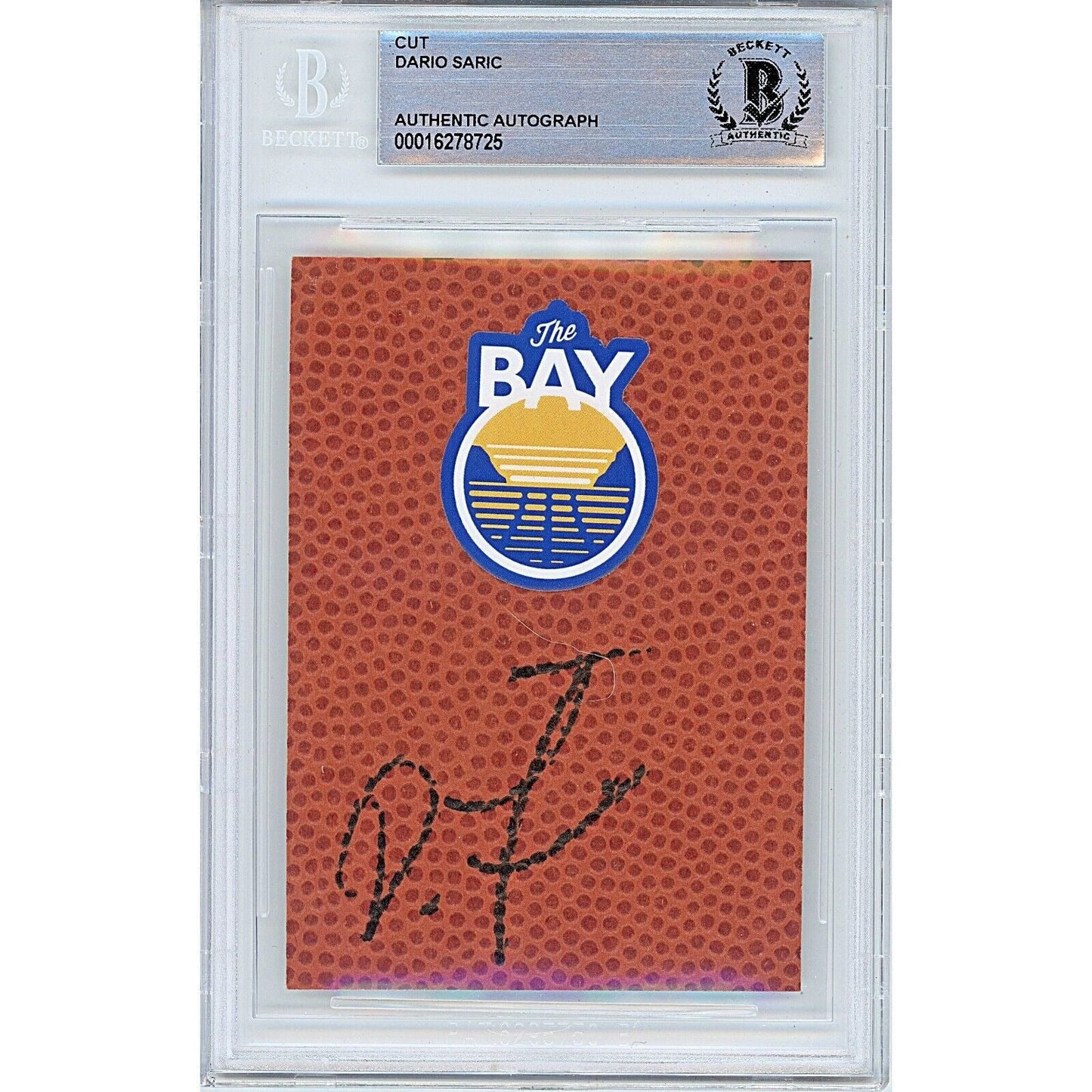 — Dario Saric Golden State Warriors Autographed Trading Card — Beckett Authentication