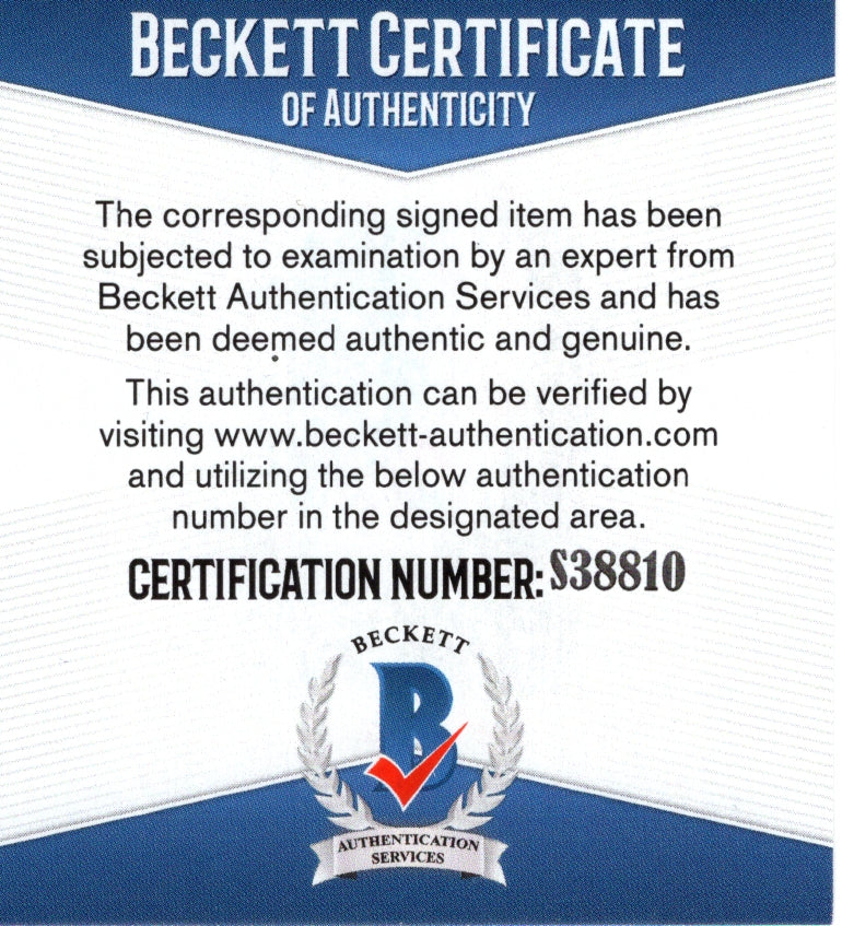 The Undertaker Signed 11x14 Inch Artwork Print WWE Wrestling HOF Beckett Authentic Auto