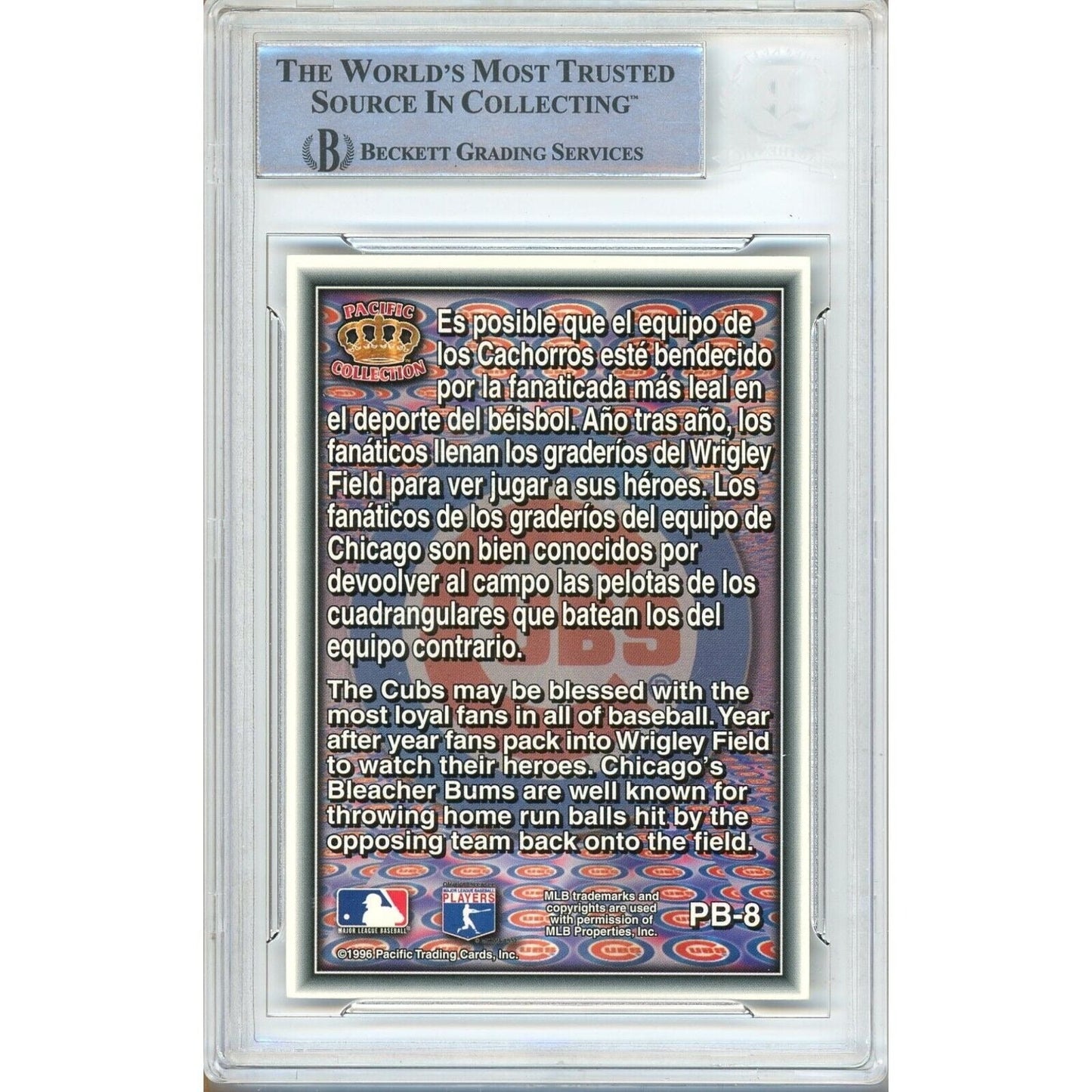 — Billy Williams Chicago Cubs Autographed Trading Card — Beckett Authentication