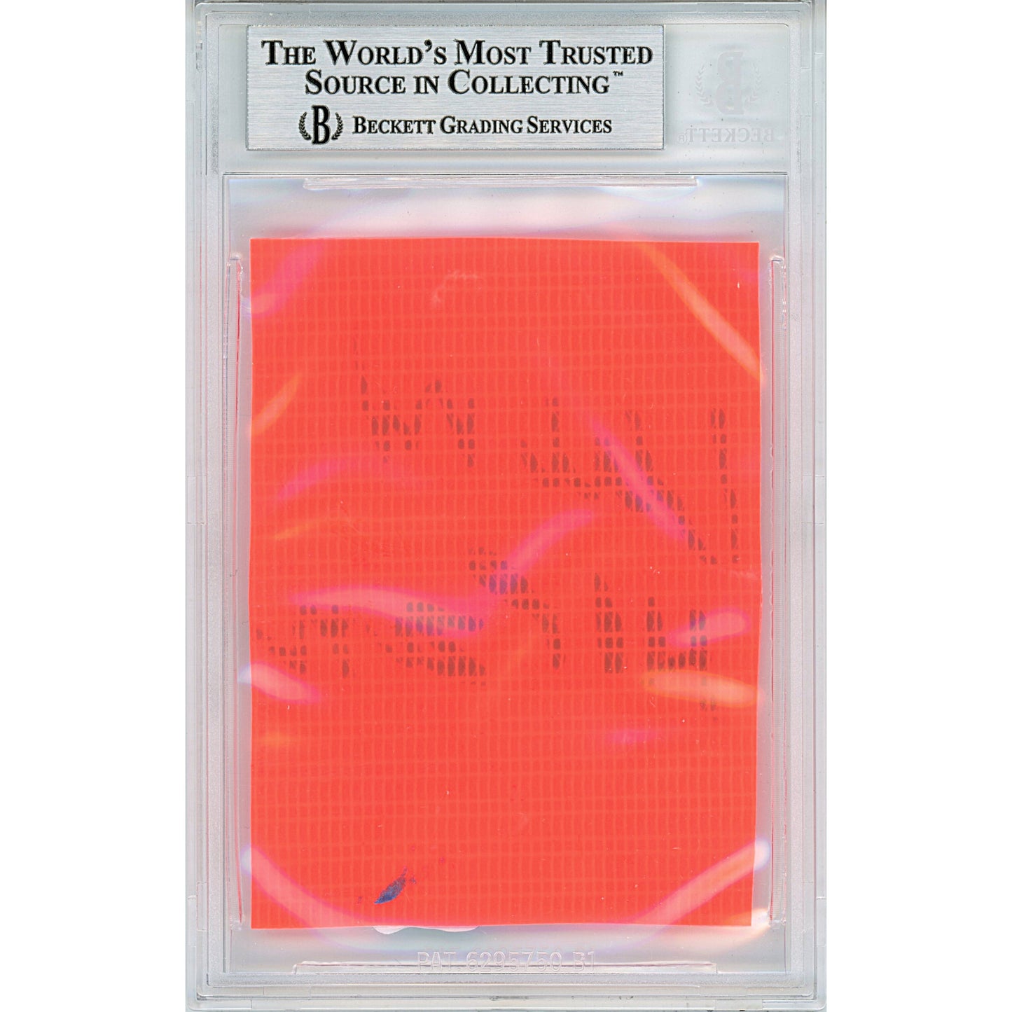 Willie Roaf Autographed New Orleans Saints Football Pylon Piece Sig Cut Beckett Slab