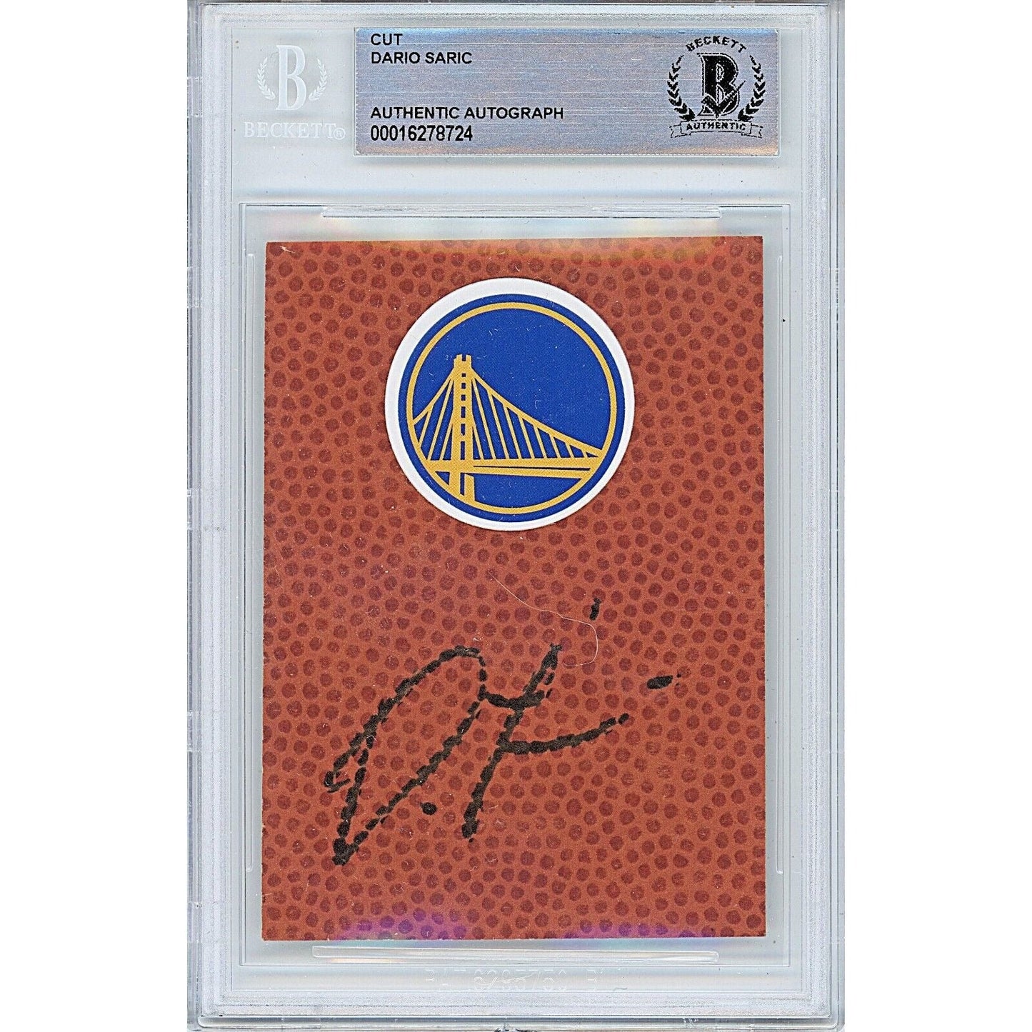 — Dario Saric Golden State Warriors Autographed Trading Card — Beckett Authentication