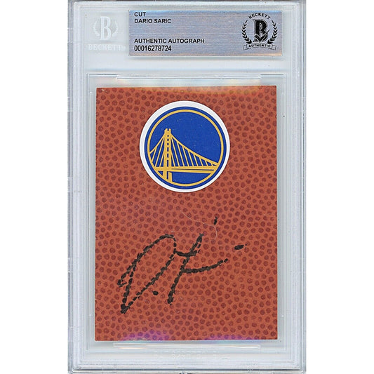 — Dario Saric Golden State Warriors Autographed Trading Card — Beckett Authentication