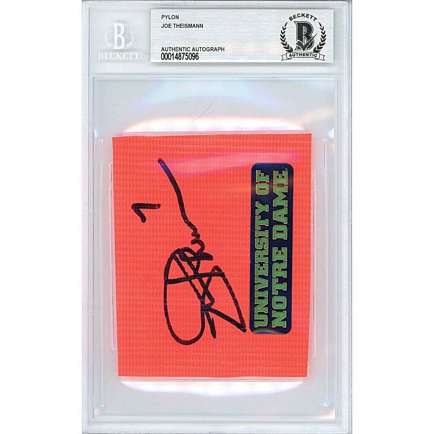 Joe Theismann Notre Dame Fighting Irish Autographed Trading Card #tre — Beckett Authentication